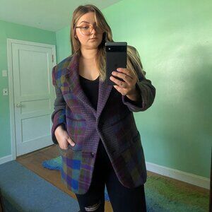 NWOT Vintage Patchwork Blazer Coat